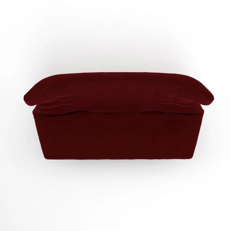 Nowoczesna tkanina kanapa na białym tle