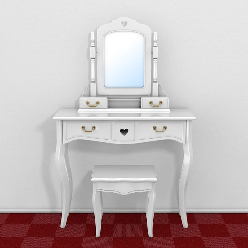 Jak połączyć biurko z toaletką? Mebel w jednym rozwiązaniu