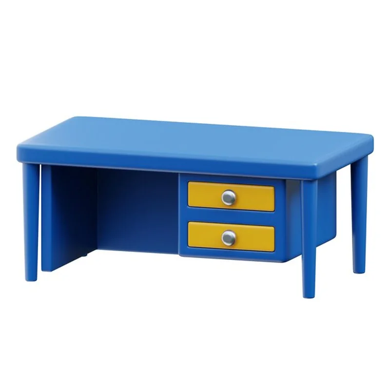 Nowoczesne biurko z szufladami do przechowywania