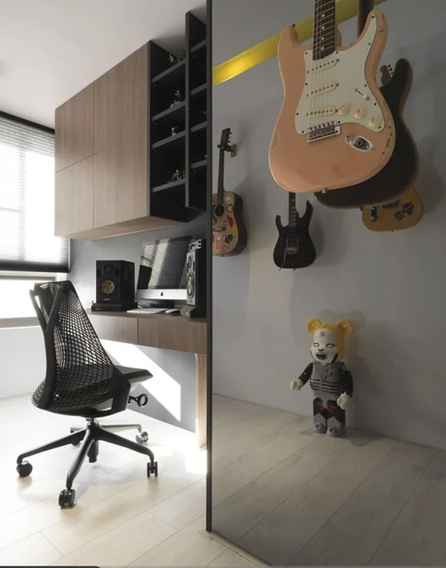 Nowoczesne studio muzyczne domowe